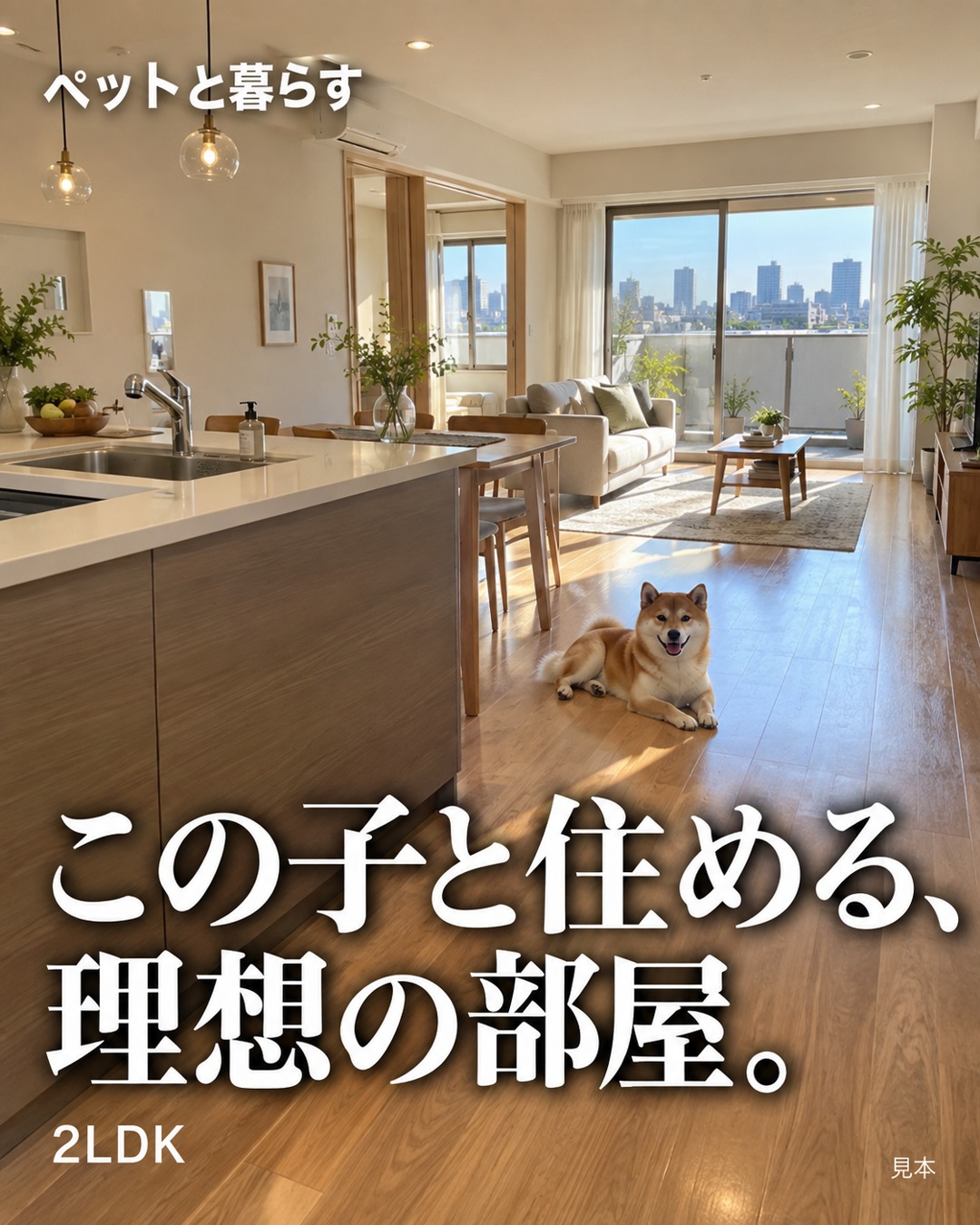 この子と住める、理想の部屋。